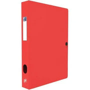 Boite de classement en polypropylène MEMPHIS dos de 4cm rouge - Ma Rentrée Facile