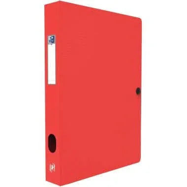 Boite de classement en polypropylène MEMPHIS dos de 4cm rouge - Ma Rentrée Facile