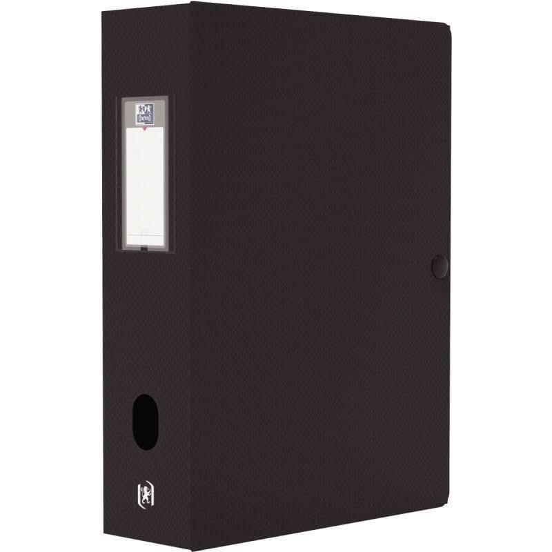 Boite de classement en polypropylène MEMPHIS dos de 8cm noir - Ma Rentrée Facile