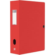Boite de classement en polypropylène MEMPHIS dos de 8cm rouge - Ma Rentrée Facile
