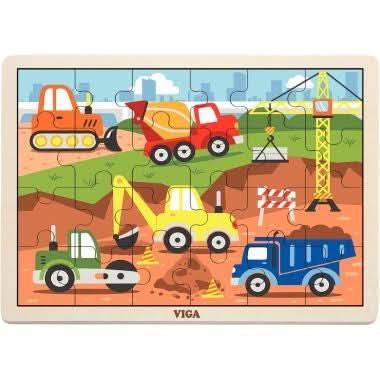 12 puzzles en bois de 24 pièces + boite de rangement + - Ma Rentrée Facile