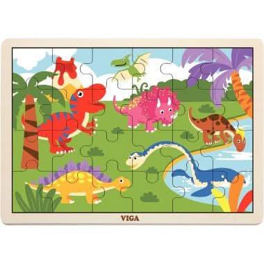 12 puzzles en bois de 24 pièces + boite de rangement + - Ma Rentrée Facile