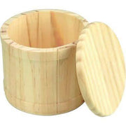 Boite ronde en bois avec couvercle, diam 10 cm - Ma Rentrée Facile