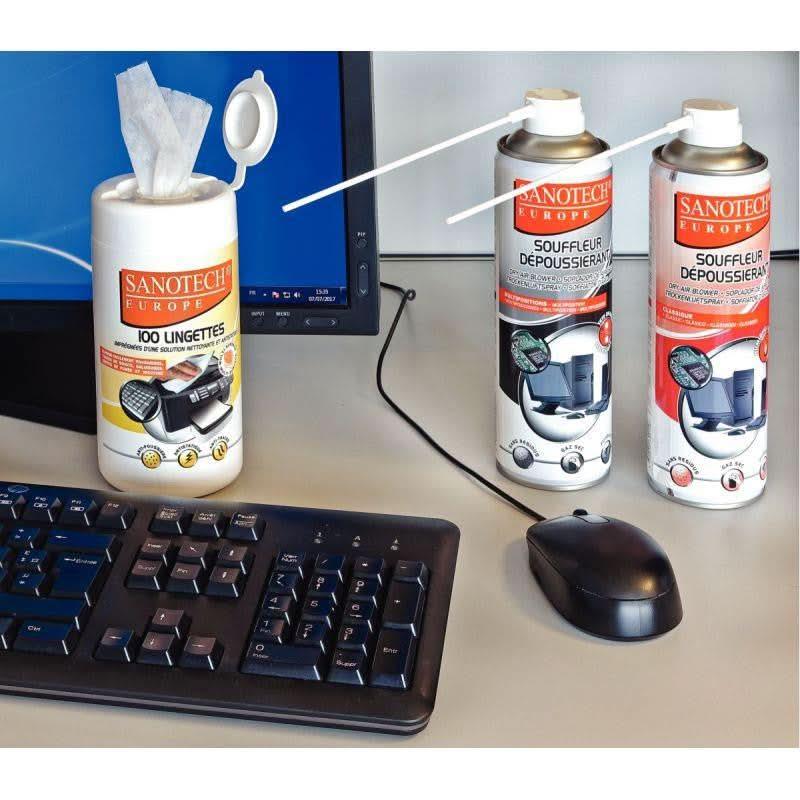 Bombe gaz sec dépoussiérante 400gr - Ma Rentrée Facile