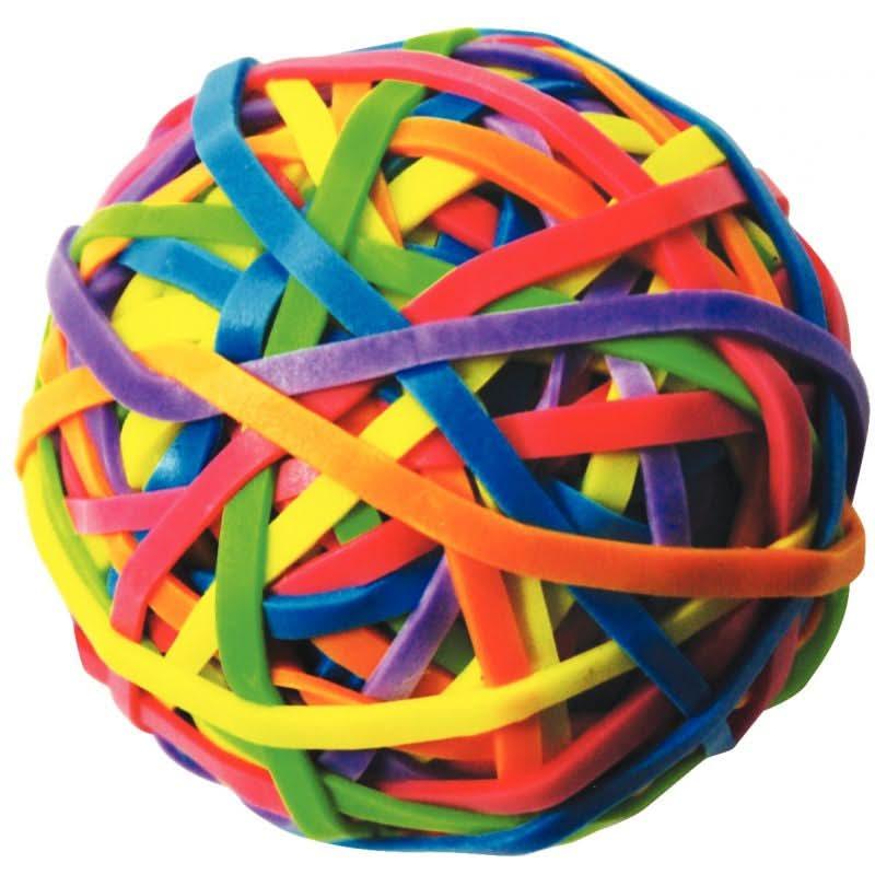 Boules d'élastiques 70g fluo assortis - Ma Rentrée Facile