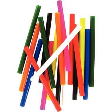 Box 20 recharges de colles colorées pour le pistolet Cléo Gun 30903 - Ma Rentrée Facile