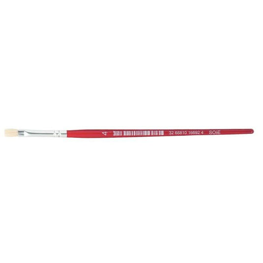 Brosse plate en soie N° 4 - Ma Rentrée Facile