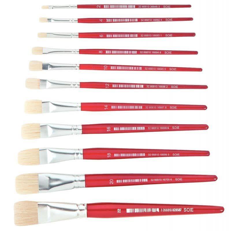 Brosse plate en soie N°20 - Ma Rentrée Facile