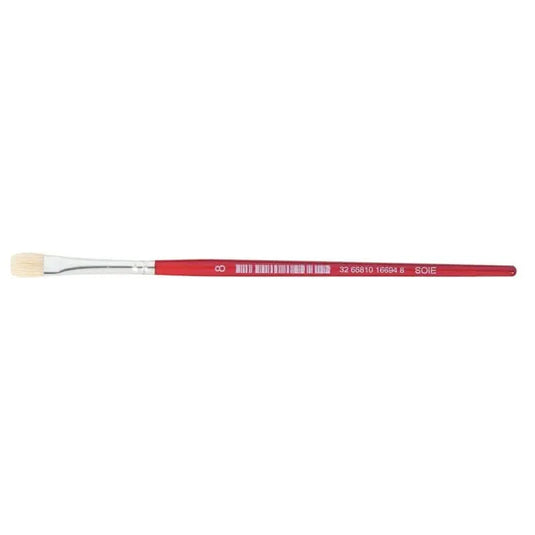 Brosse plate en soie N°8 - Ma Rentrée Facile