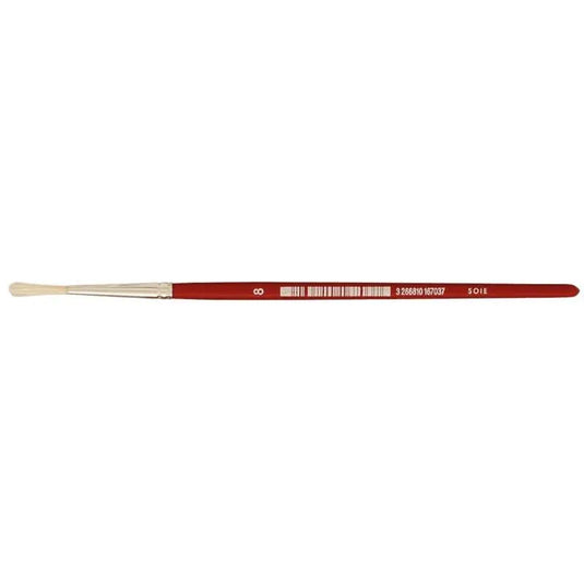 Brosse ronde en soie N°8 - Ma Rentrée Facile