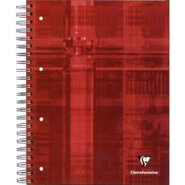Cahier à spirale 21x29,7, 100 pages, séyès, 90g, polypro, coloris aléatoires, Clairefontaine - Ma Rentrée Facile
