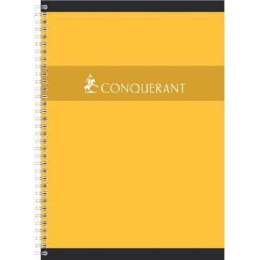 Cahier à spirale 21x29,7, 100 pages, 5x5, 70g, coloris aléatoires, Conquérant - Ma Rentrée Facile