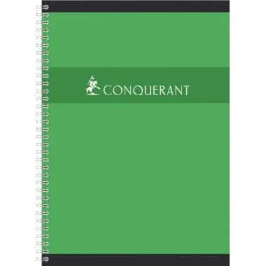 Cahier à spirale 21x29,7, 100 pages, 5x5, 70g, coloris aléatoires, Conquérant - Ma Rentrée Facile
