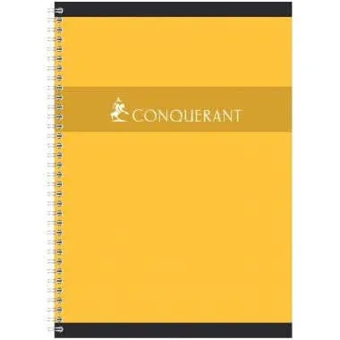 Cahier à spirale 21x29,7, 100 pages, séyès, 70g, coloris aléatoires, Conquérant - Ma Rentrée Facile