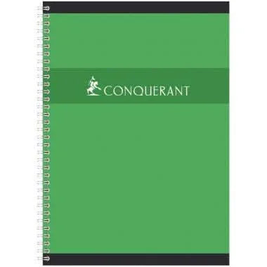 Cahier à spirale 21x29,7, 100 pages, séyès, 70g, coloris aléatoires, Conquérant - Ma Rentrée Facile