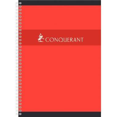 Cahier à spirale 21x29,7, 180 pages, 5x5, 70g, coloris aléatoires, Conquérant - Ma Rentrée Facile