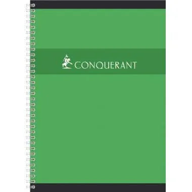 Cahier à spirale 21x29,7, 180 pages, 5x5, 70g, coloris aléatoires, Conquérant - Ma Rentrée Facile