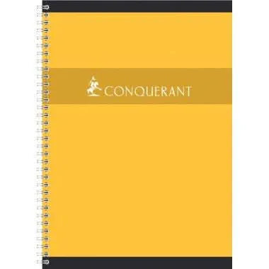 Cahier à spirale 21x29,7, 180 pages, séyès, 70g, Conquérant - Ma Rentrée Facile