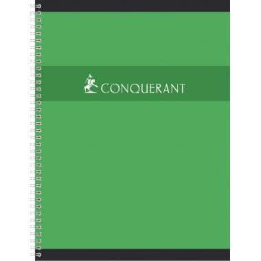 Cahier à spirale 24x32, 180 pages, 5x5, 70g, coloris aléatoires, Conquérant - Ma Rentrée Facile