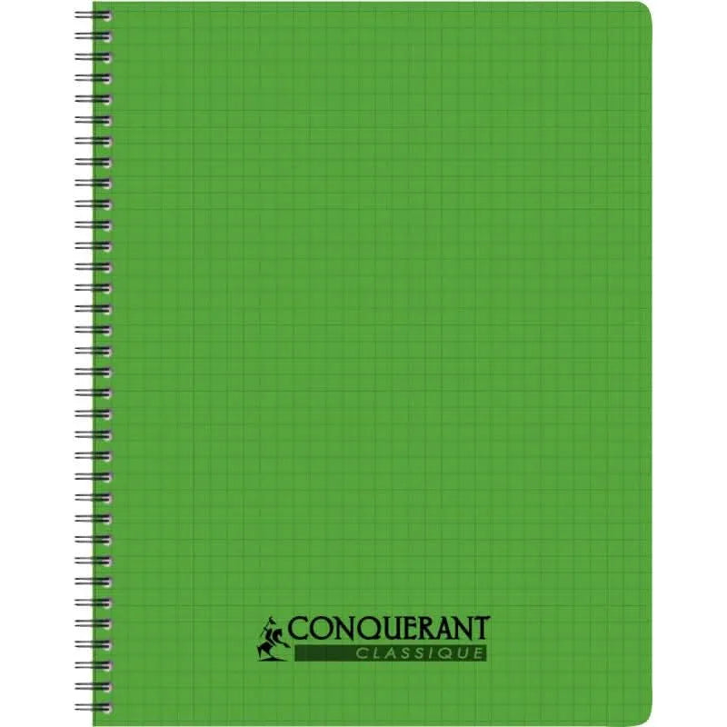 Cahier 17x22, 100 pages, 5X5, 90g, reliure intégrale, polypro coloris aléatoires, Conquérant - Ma Rentrée Facile