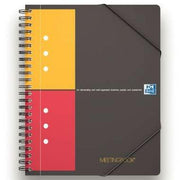 Cahier à reliure intégrale MEETINGBOOK 160 pages perforées, format A5+, quadrillé 5x5 - Ma Rentrée Facile