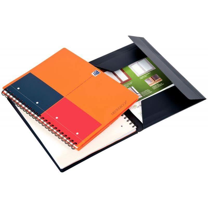 Cahier à spirale MEETINGBOOK A4+, 160 pages, 5x5, perforées - Ma Rentrée Facile