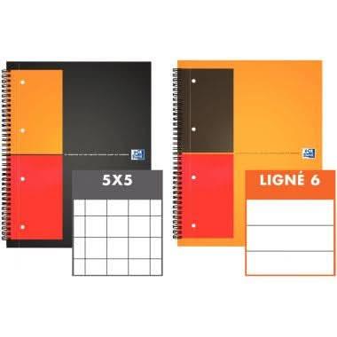 Cahier à spirale NOTEBOOK SCRIBZEE A4+, 160 pages perforées, ligné 6 mm, - Ma Rentrée Facile