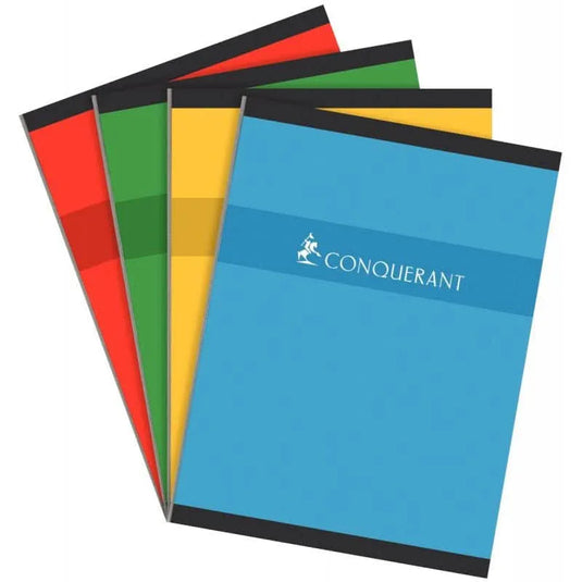 Cahier brochure 24x32, 192 pages, 5x5, 70g, coloris aléatoires, Conquérant - Ma Rentrée Facile