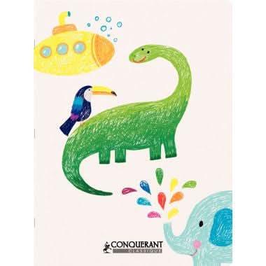 Cahier couverture personnalisable, 96 pages, format 24 x 32 cm, Conquérant - Ma Rentrée Facile