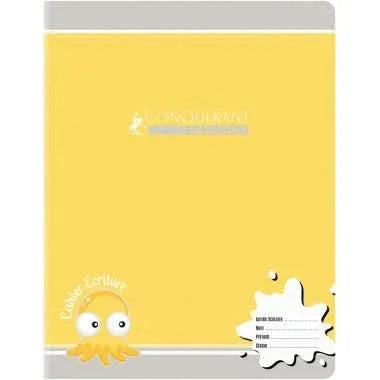 Cahier d'apprentissage, 17x22, 32 pages, séyès 3 mm, 90 g, coloris aléatoires, Conquérant - Ma Rentrée Facile