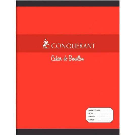 Cahier de brouillon 48 pages 17x22 cm, Conquérant - Ma Rentrée Facile