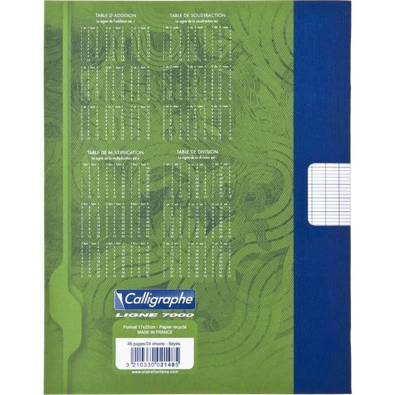 Cahier de brouillon 48 pages, 17x22, 100% recyclé, Conquérant - Ma Rentrée Facile