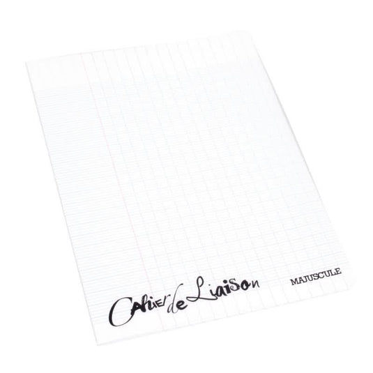 Cahier de liaison, 17x22, 48 pages, séyès, 90g polypro incolore - Ma Rentrée Facile