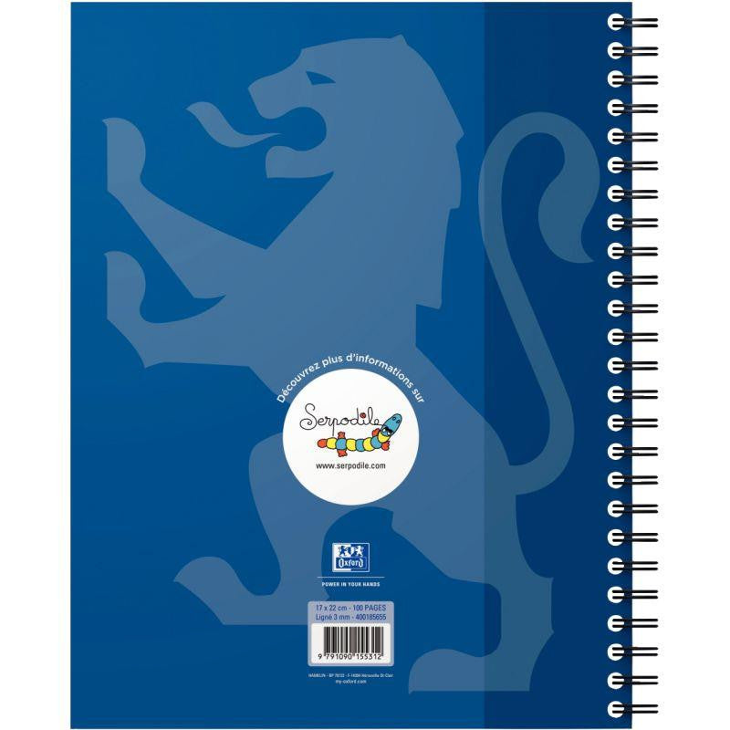 Cahier de texte DYS, interligne 3 mm Oxford Serdopile