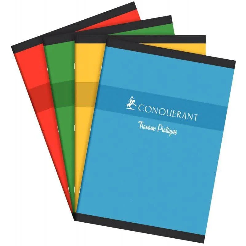 Cahier travaux pratiques 21x29,7, 64 pages, coloris aléatoires, Conquérant - Ma Rentrée Facile