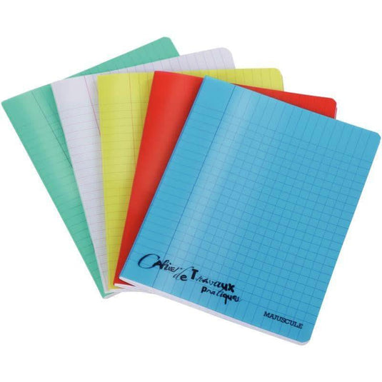 Cahier travaux pratiques, 24x32, 96 pages, polypro coloris aléatoires - Ma Rentrée Facile