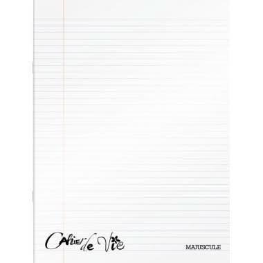 Cahier de vie, 24x32, 96 pages, ligné + uni 90g, polypro incolore - Ma Rentrée Facile