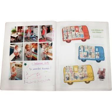 Cahier de vie, 24x32, 96 pages, ligné + uni 90g, polypro incolore - Ma Rentrée Facile