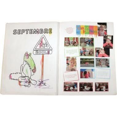 Cahier de vie, 24x32, 96 pages, ligné + uni 90g, polypro incolore - Ma Rentrée Facile