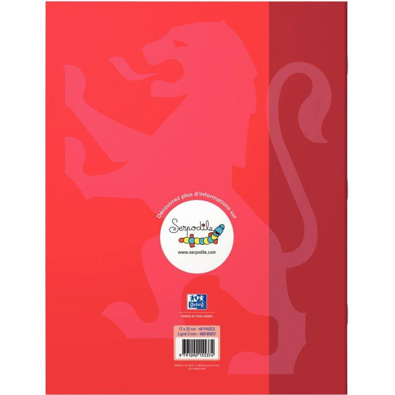 Cahier DYS 17x22 cm, 48 pages, interligne 3 mm Oxford Serdopile