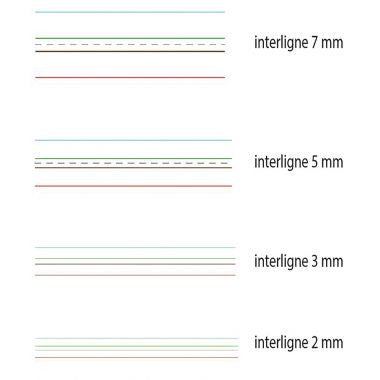 Cahier DYS 17x22 cm, 48 pages interligne 5 mm Oxford Serdopile