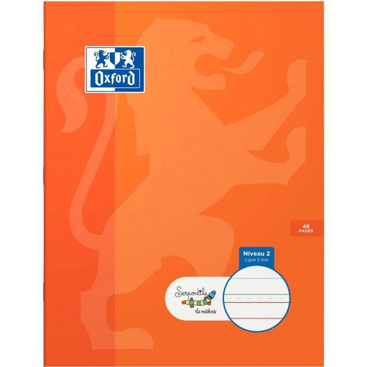 Cahier DYS 17x22 cm, 48 pages interligne 5 mm Oxford Serdopile