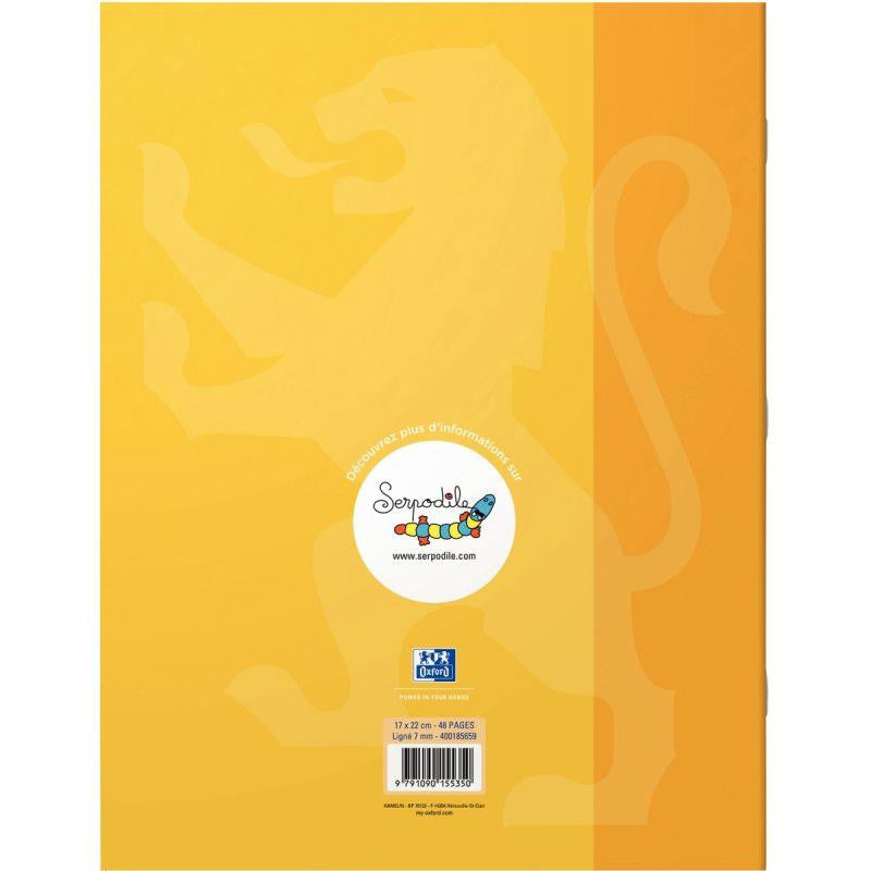 Cahier DYS 17x22 cm, 48 pages, interligne 7 mm Oxford Serdopile