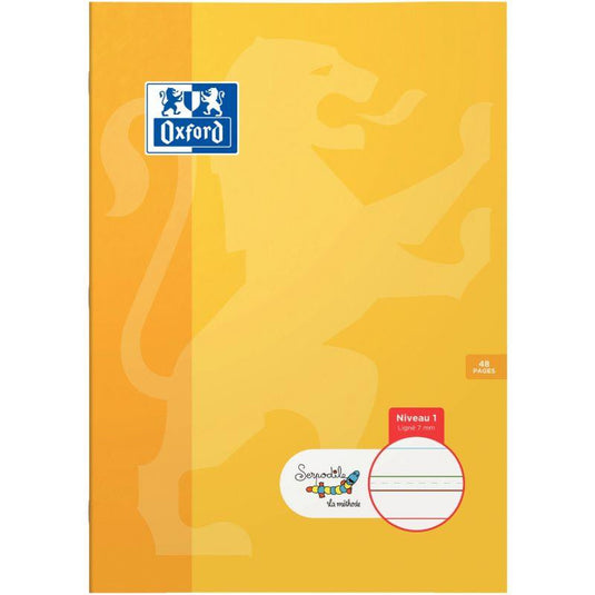 Cahier DYS, 21x29,7cm, 48 pages interligne, 7 mm Oxford Serdopile