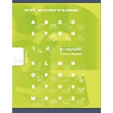 Cahier 17x22, 32 pages, Double ligne 4 mm , 1 page lignée / 1 page blanche, 90 g - Ma Rentrée Facile