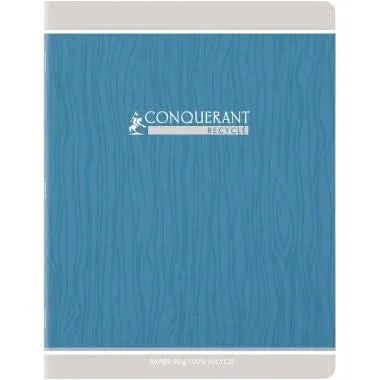 Cahier 17x22, 48 pages, seyès 90g, 100% recyclé, coloris aléatories, Conquérant - Ma Rentrée Facile