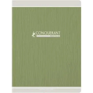 Cahier 24x32, 48 pages, seyès 90g,100% recyclé, coloris aléatoires, Conquérant - Ma Rentrée Facile