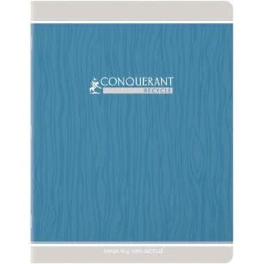 Cahier 17x22, 96 pages, seyès 90g, 100% recyclé, coloris aléatoires, Conquérant - Ma Rentrée Facile