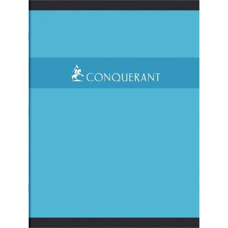 Cahier piqûre 192 pages, format 24x32 cm, seyès, papier 70g, coloris aléatoires,Conquérant - Ma Rentrée Facile