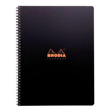 Cahier à spirale RHODIACTIVE Notebook, A4+, 160 pages perforées, 5x5 - Ma Rentrée Facile
